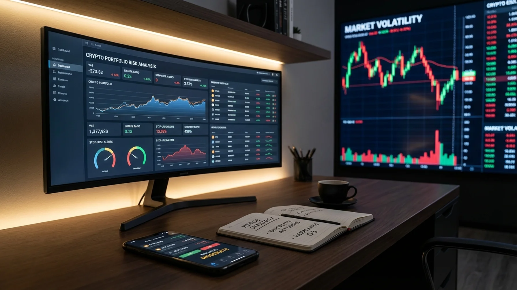 Bring off hazard in a Crypto Portfolio: A strategical Approach